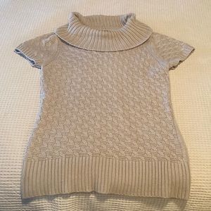 Short sleeve dress up sweater